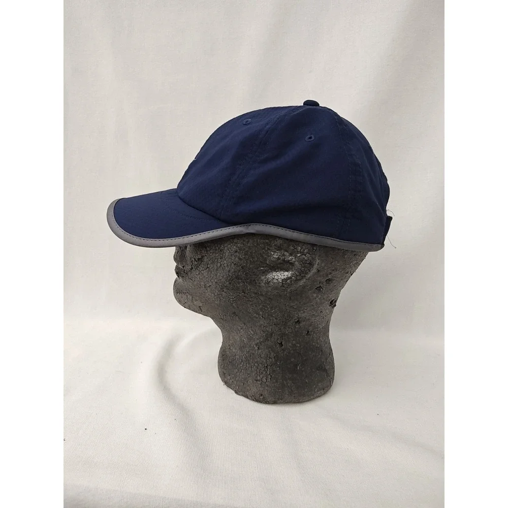 VINTAGE‎ Nike Hat Cap Men's Blue StrapBack Grey Tag Swoosh Running 209427-451